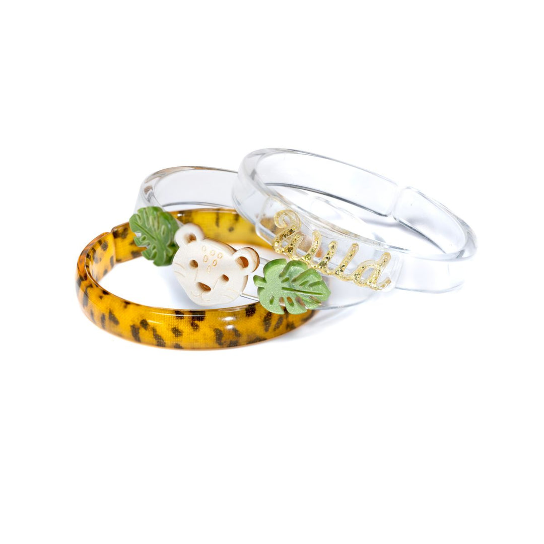 Lilies & Roses Wild Leopard Bracelet Set