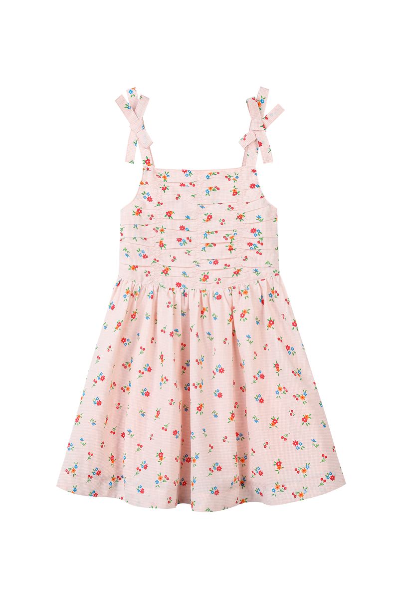 Vignette Wynnonna Dress - Pink Gingham Floral