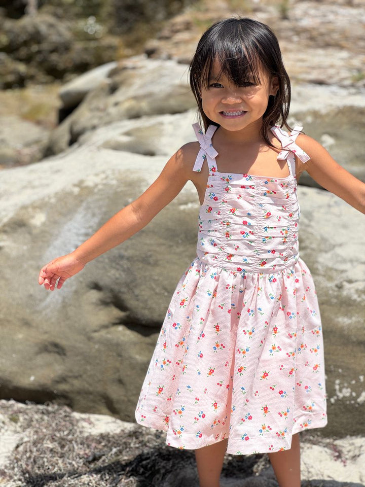 Vignette Wynnonna Dress - Pink Gingham Floral