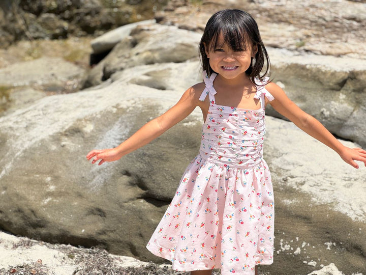 Vignette Wynnonna Dress - Pink Gingham Floral
