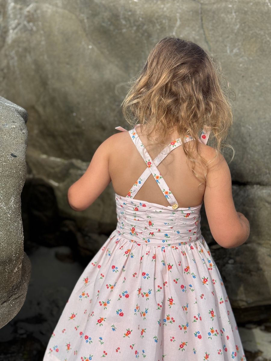Vignette Wynnonna Dress - Pink Gingham Floral