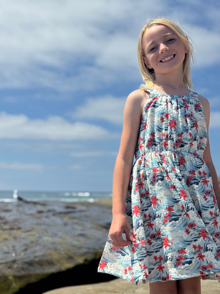 Vignette Sloane Dress - Hawaiian Waves