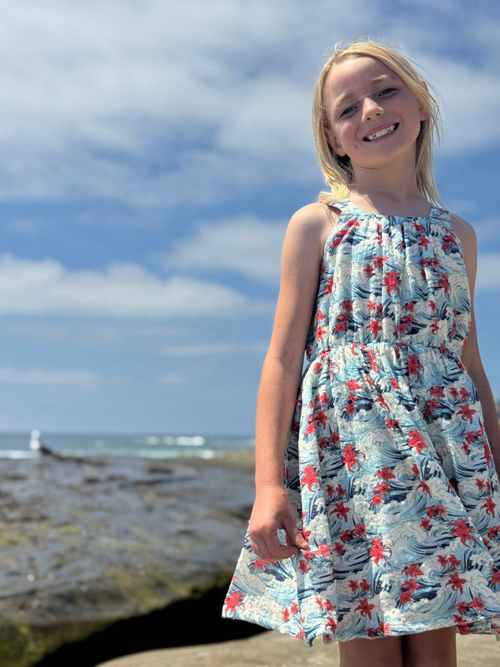 Vignette Sloane Dress - Hawaiian Waves