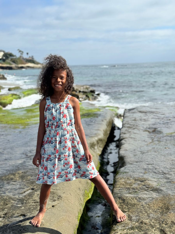 Vignette Sloane Dress - Hawaiian Waves