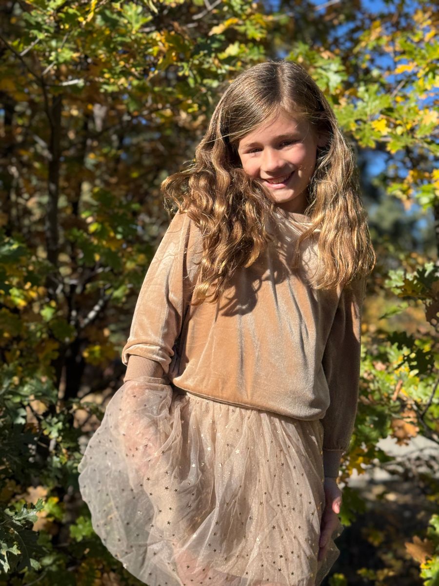 Vignette Hazel Skirt - Gold Sparkle