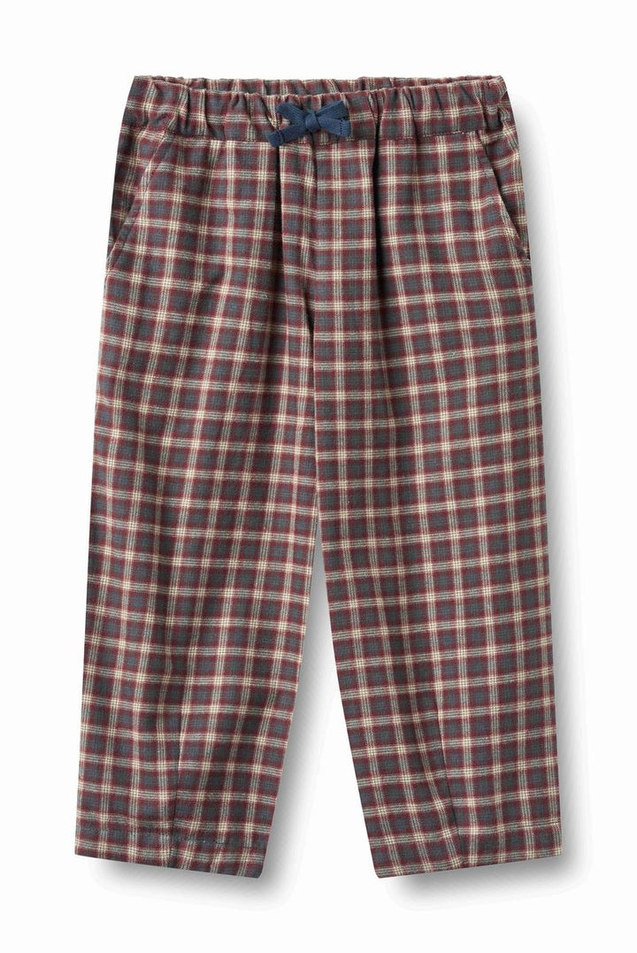 Wheat Trousers Dart Sasha - Blue Holiday Check