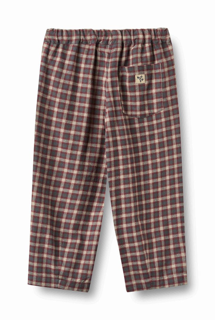 Wheat Trousers Dart Sasha - Blue Holiday Check