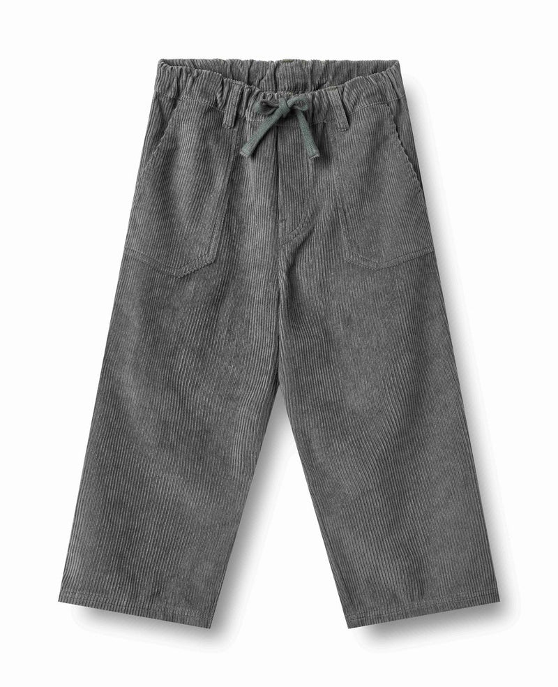 Wheat Corduroy Trousers James - Dark Charcoal
