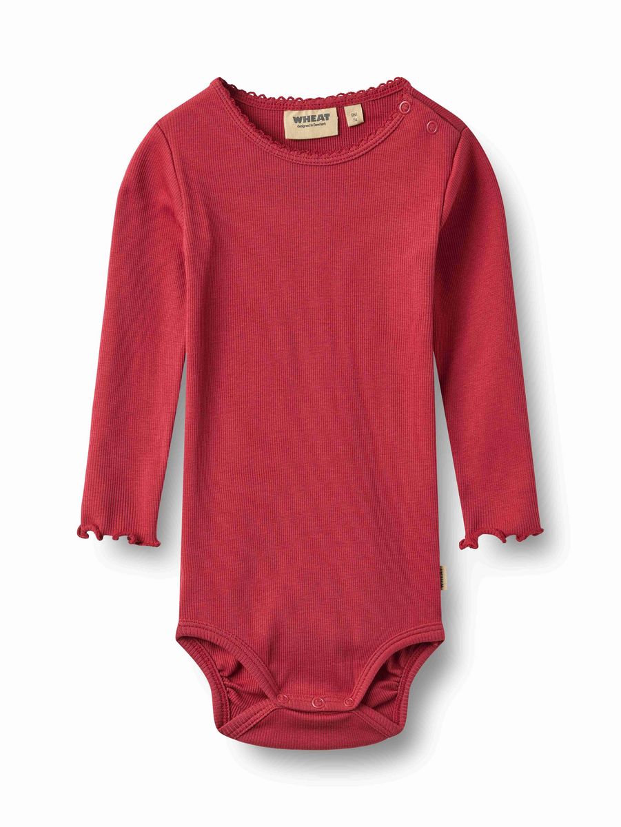 Wheat Regitze Bodysuit - Red Cherry