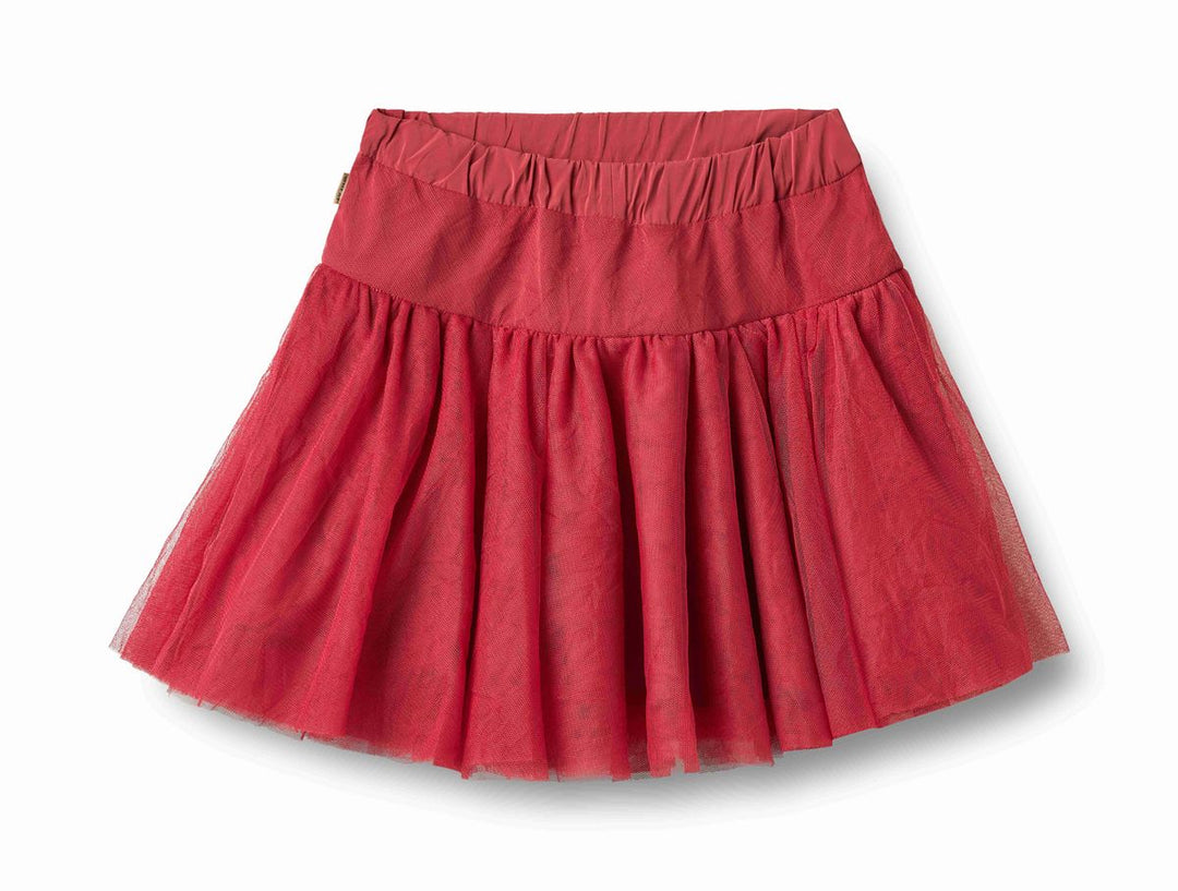 Wheat Tulle Skirt - Cherry Red