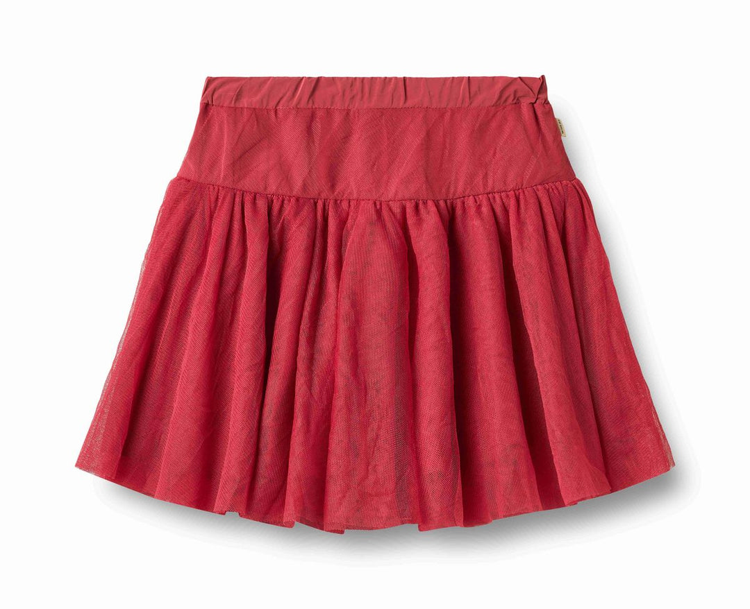 Wheat Tulle Skirt - Cherry Red