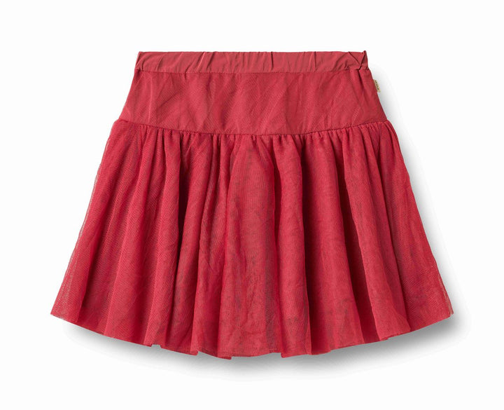 Wheat Tulle Skirt - Cherry Red