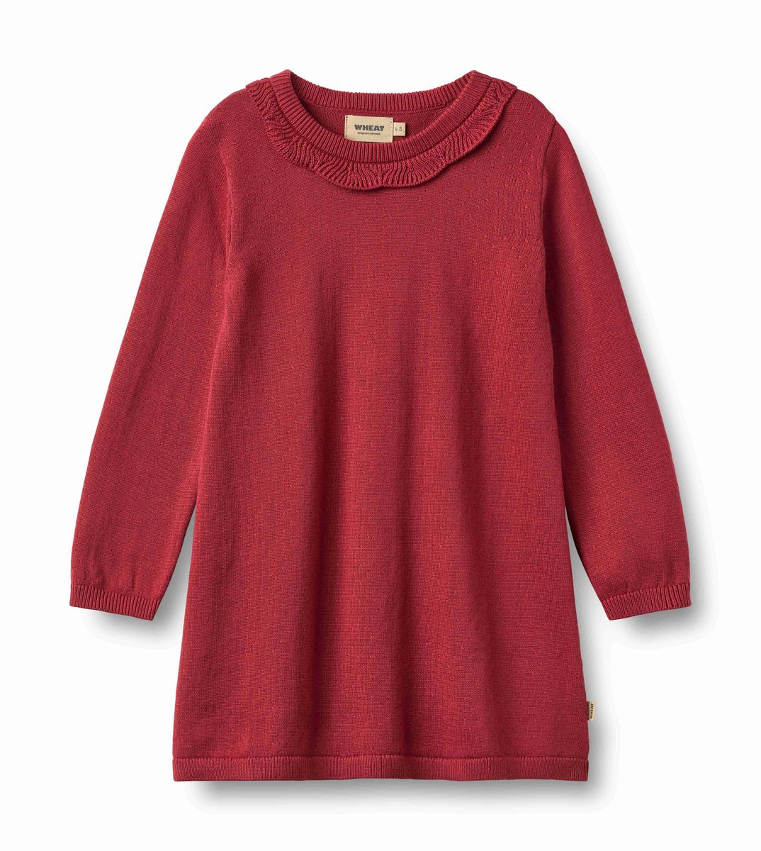Wheat Nannie Knit Dress - Red Cherry