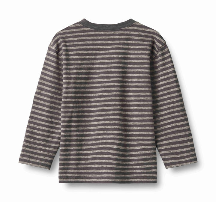 Wheat Ross Long Sleeve Tee - Dark Charcoal