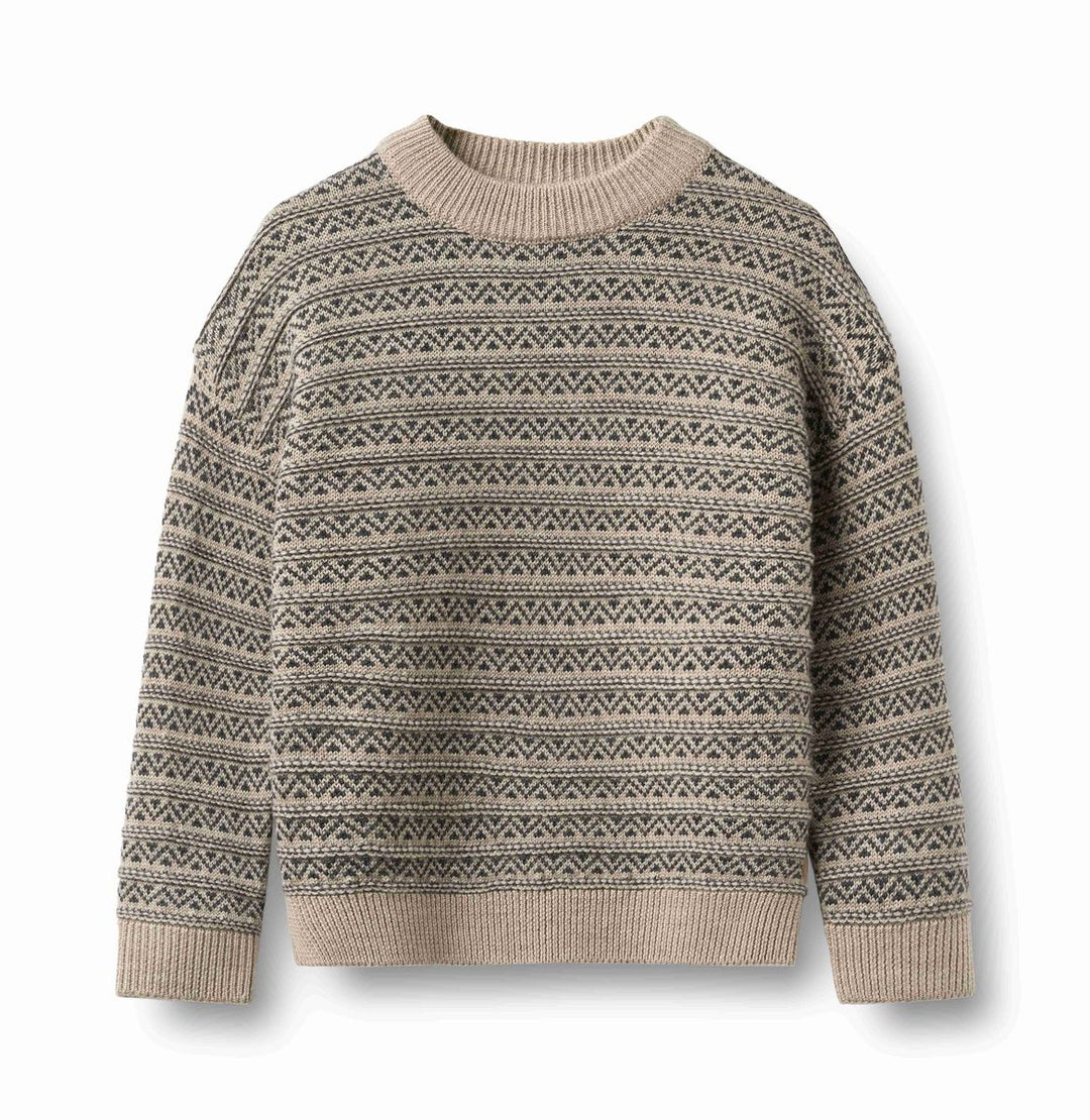 Wheat Jacquard Pullover Jens