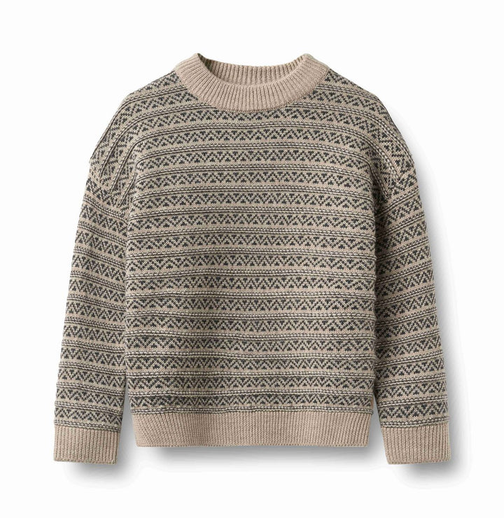 Wheat Jacquard Pullover Jens