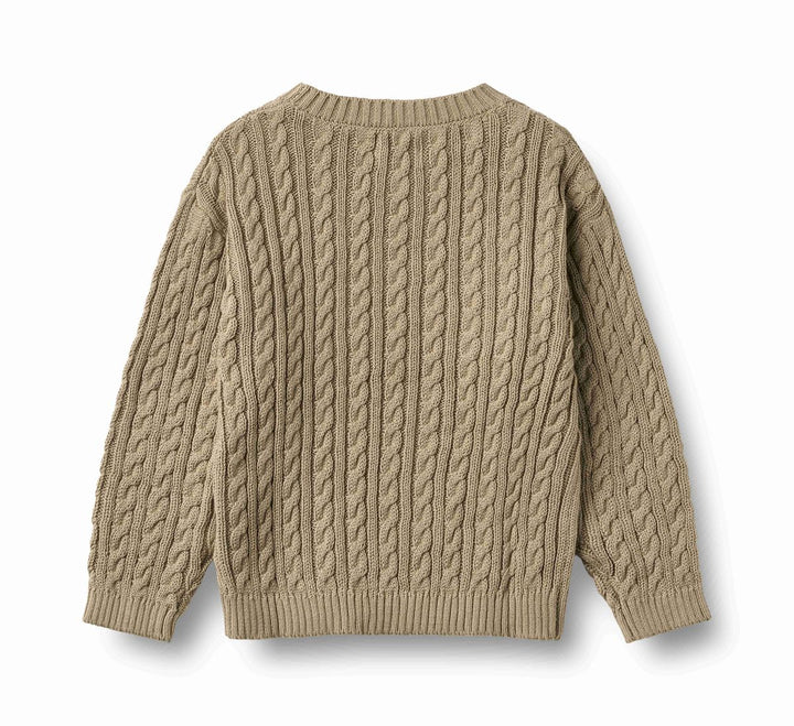 Wheat Knit Pullover Oliver - Gravel