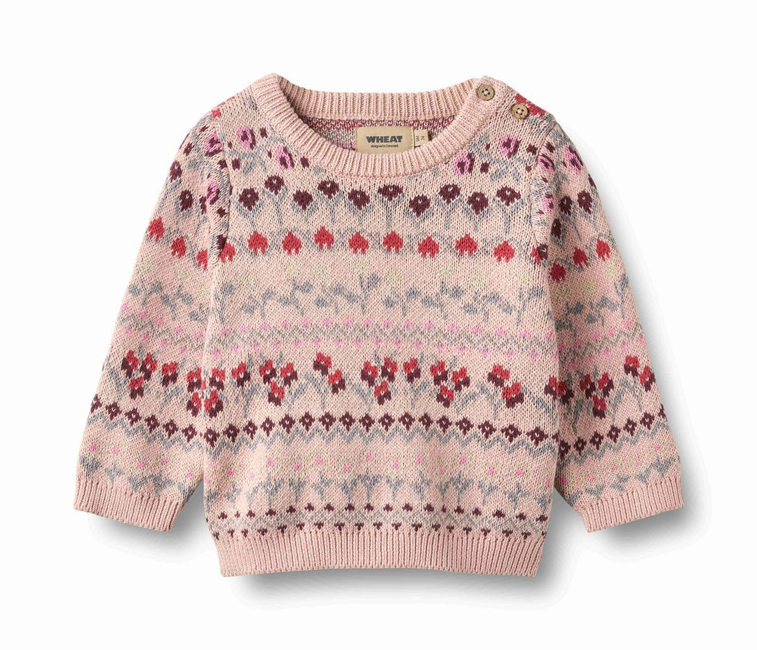 Wheat Mikmak Pullover Sweater - Dim Rose