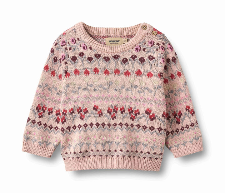Wheat Mikmak Pullover Sweater - Dim Rose