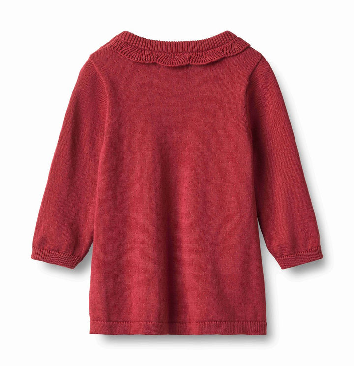 Wheat Nannie Knit Dress - Red Cherry