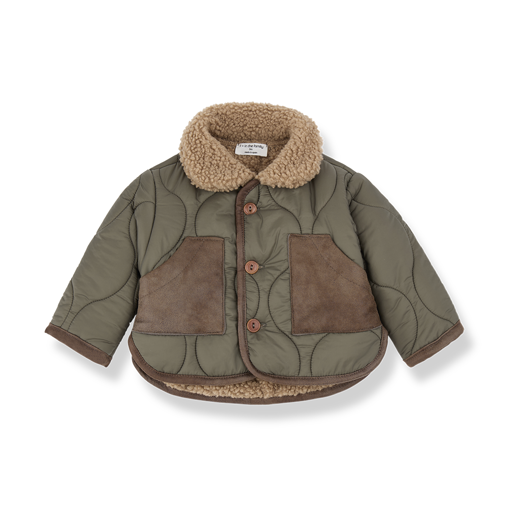 1+ In The Family Padded Jacket - Emerald