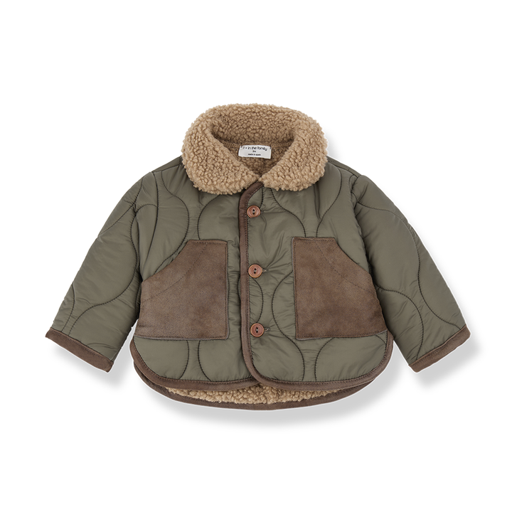 1+ In The Family Padded Jacket - Emerald