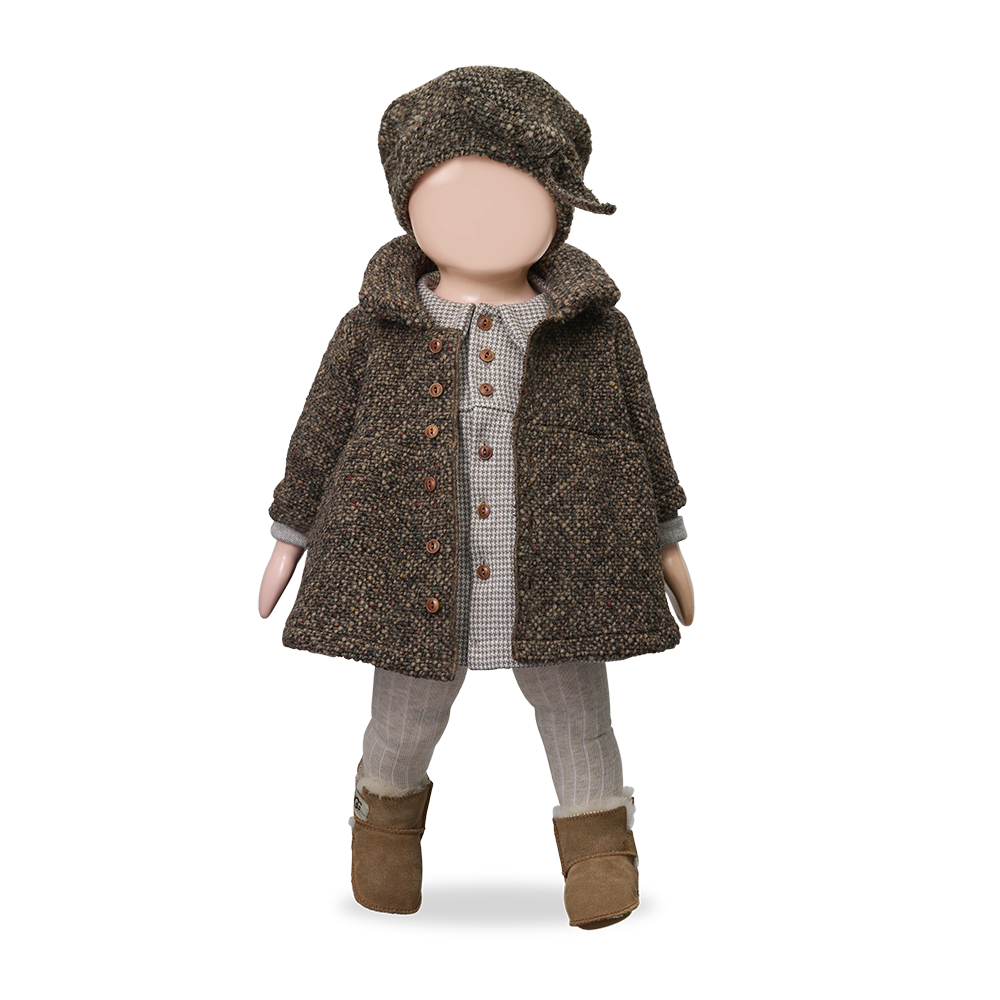 1+ In The Family Lerici Coat - Dark Taupe