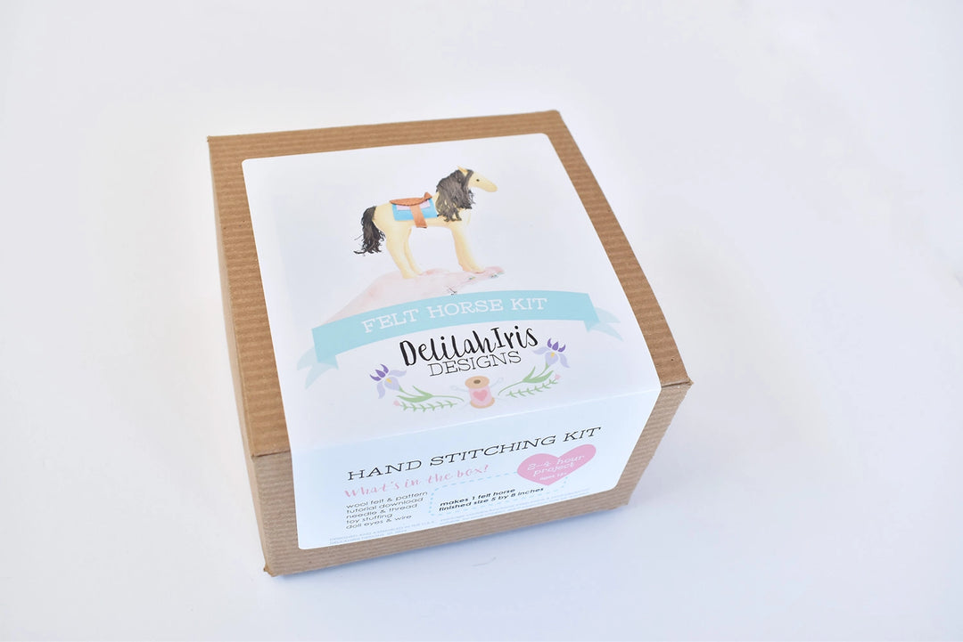 DelilahIris Designs Felt Horse Sewing Craft Kit