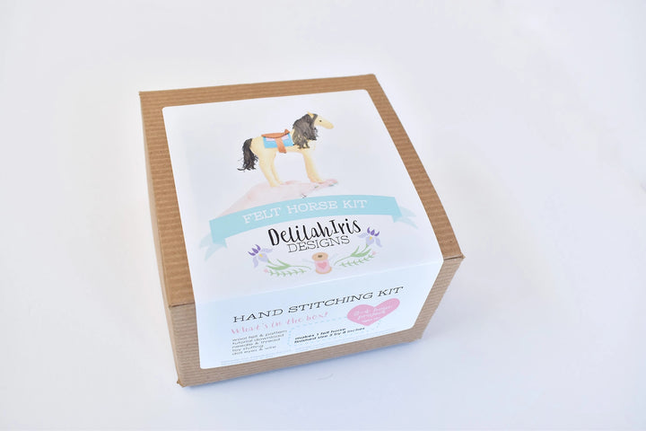DelilahIris Designs Felt Horse Sewing Craft Kit