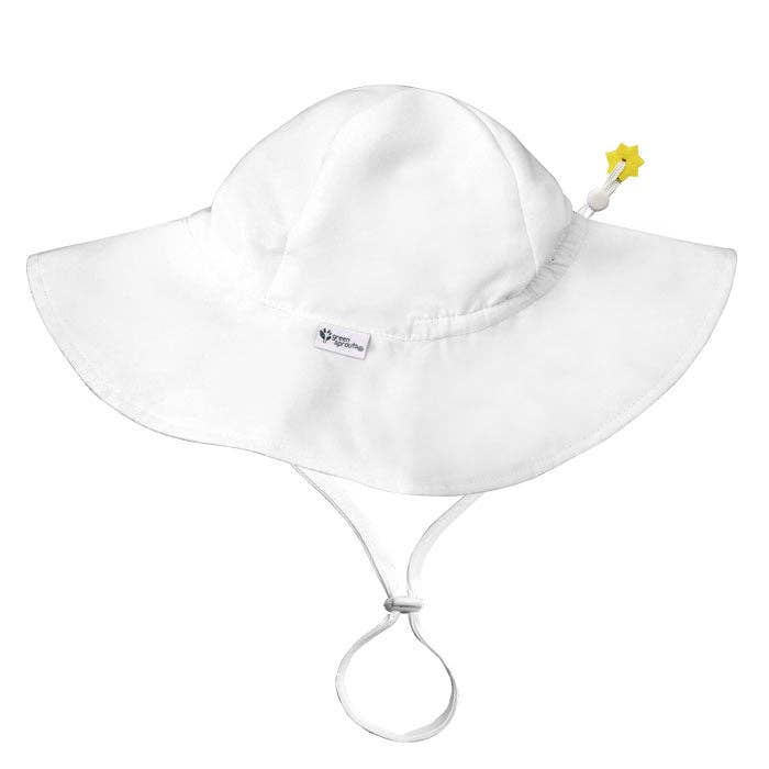Green Sprouts UPF 50+ Eco Brim Hat - White