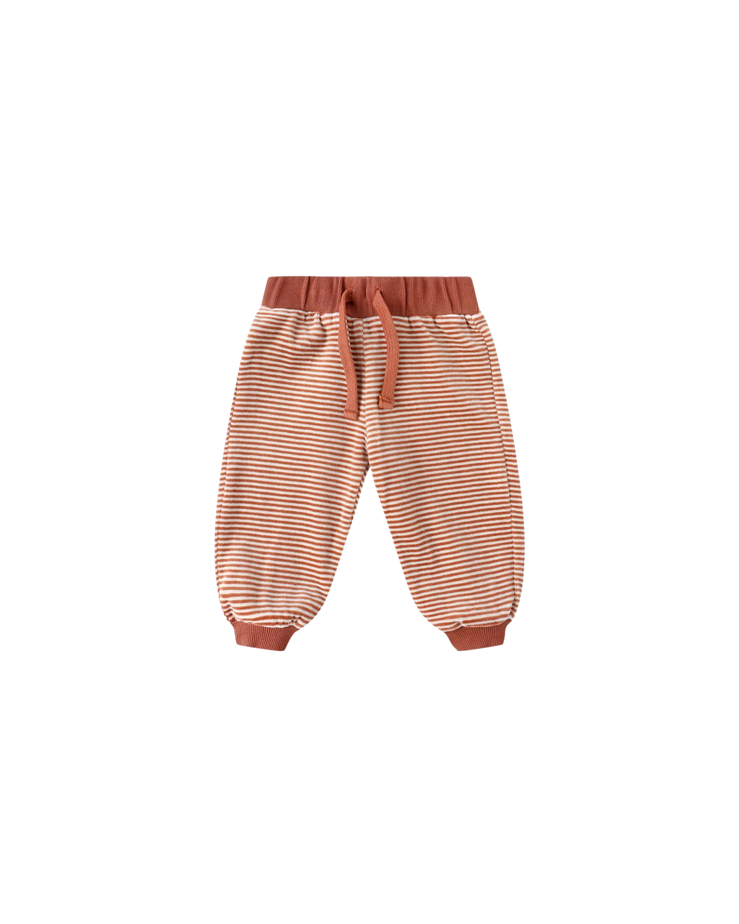 Quincy Mae Velour Relaxed Sweatpant - Candy Stripe