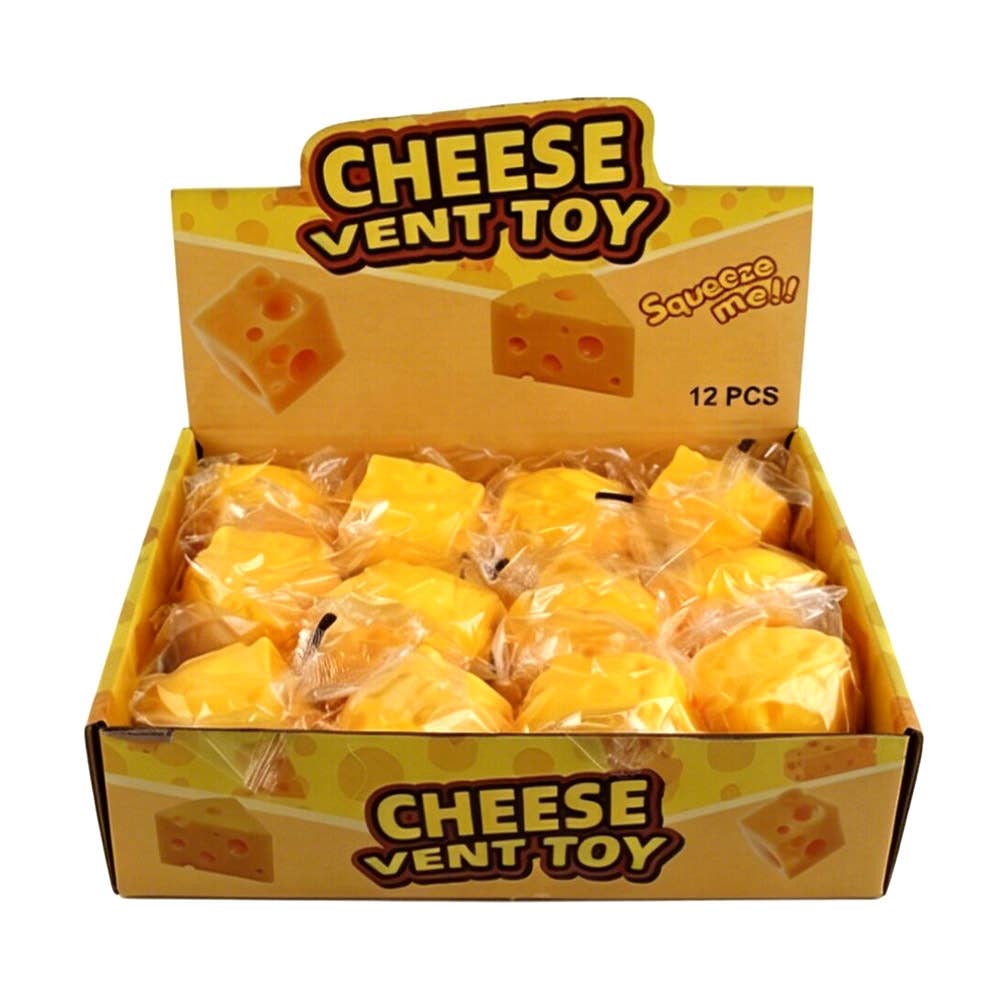 Cheese Cube Squeeze Squishy