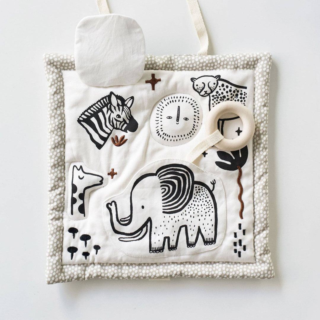 Wee Gallery Organic Activity Pad for Baby - Safari Animals