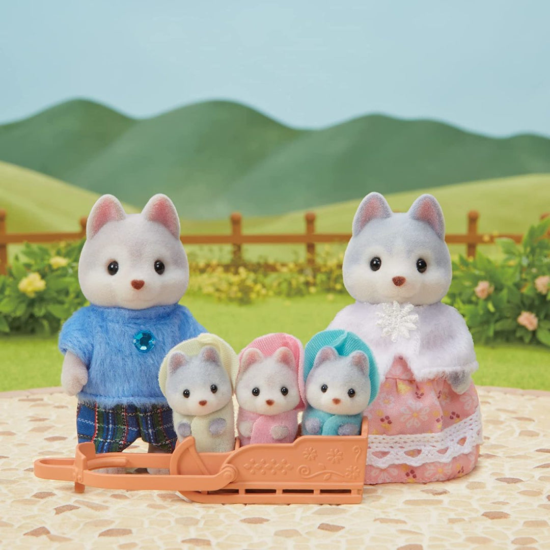 Calico Critters Husky Family