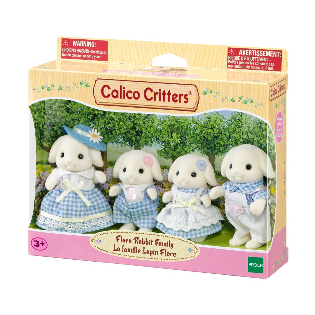 Calico Critters Flora Rabbit Family