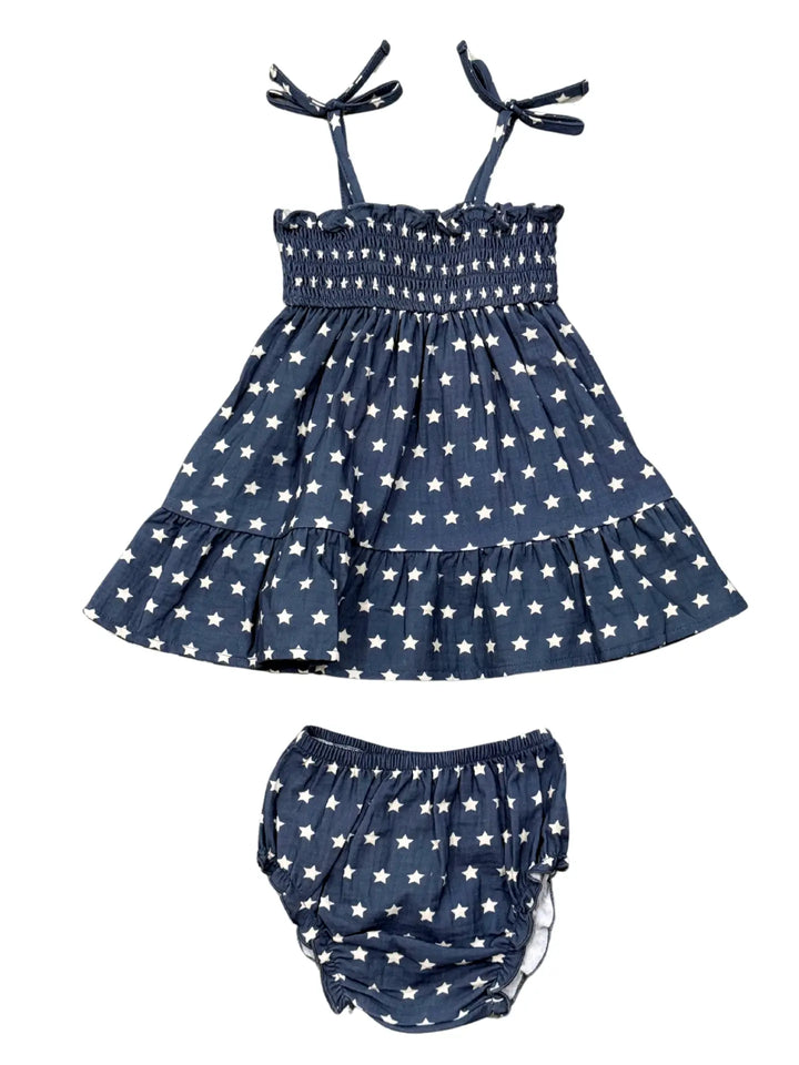 Babysprouts Tiered Mini Dress Set - American Stars