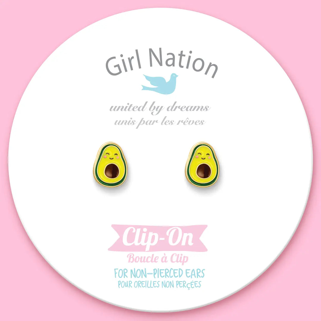 Girl Nation Clip On Cutie Earrings - Bravocado