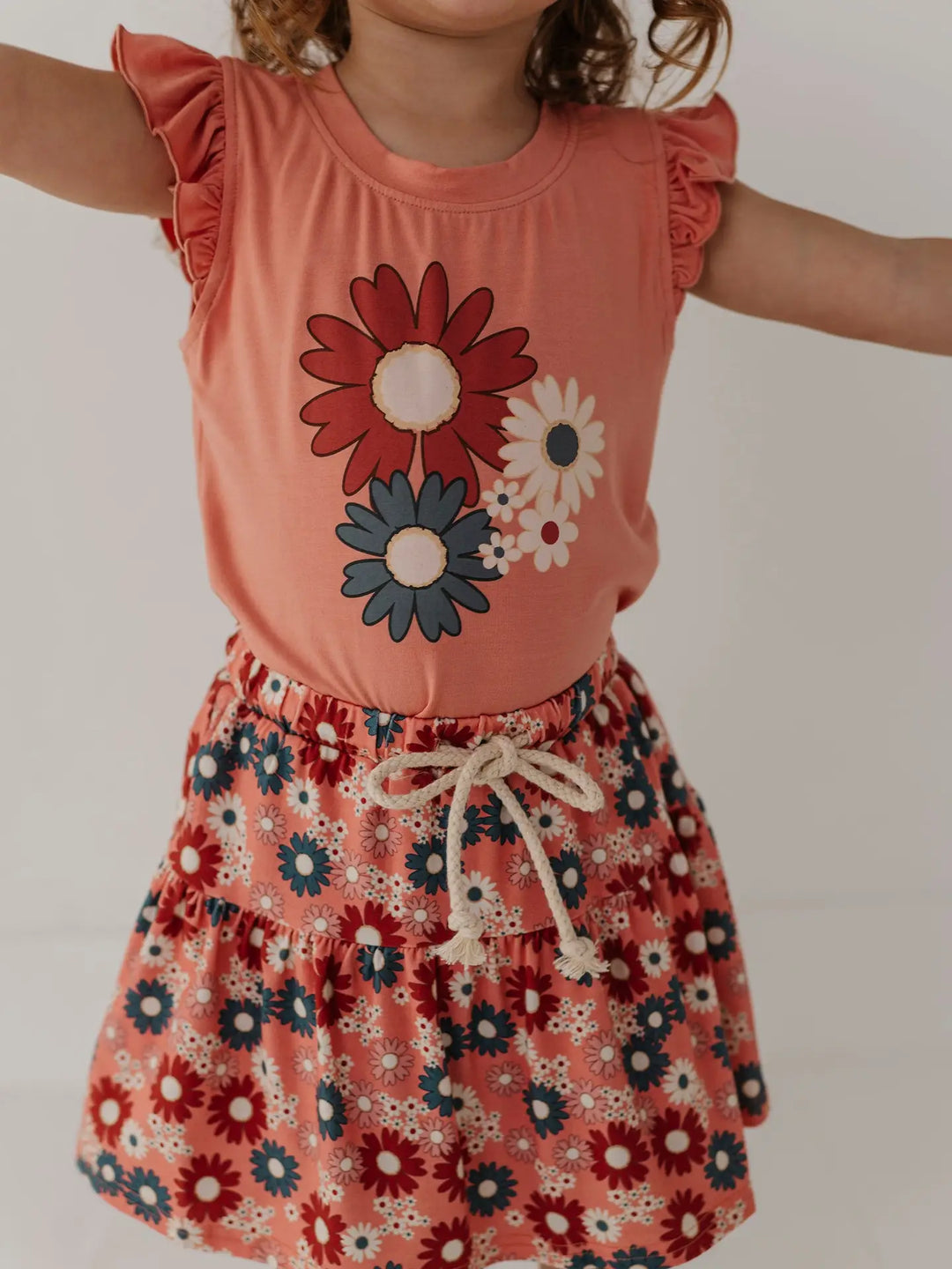 Babysprouts Girl's Sleeveless Top - Zoey Daisy