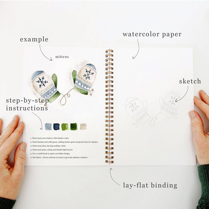Emily Lex Studio Winter Watercolor Workbook