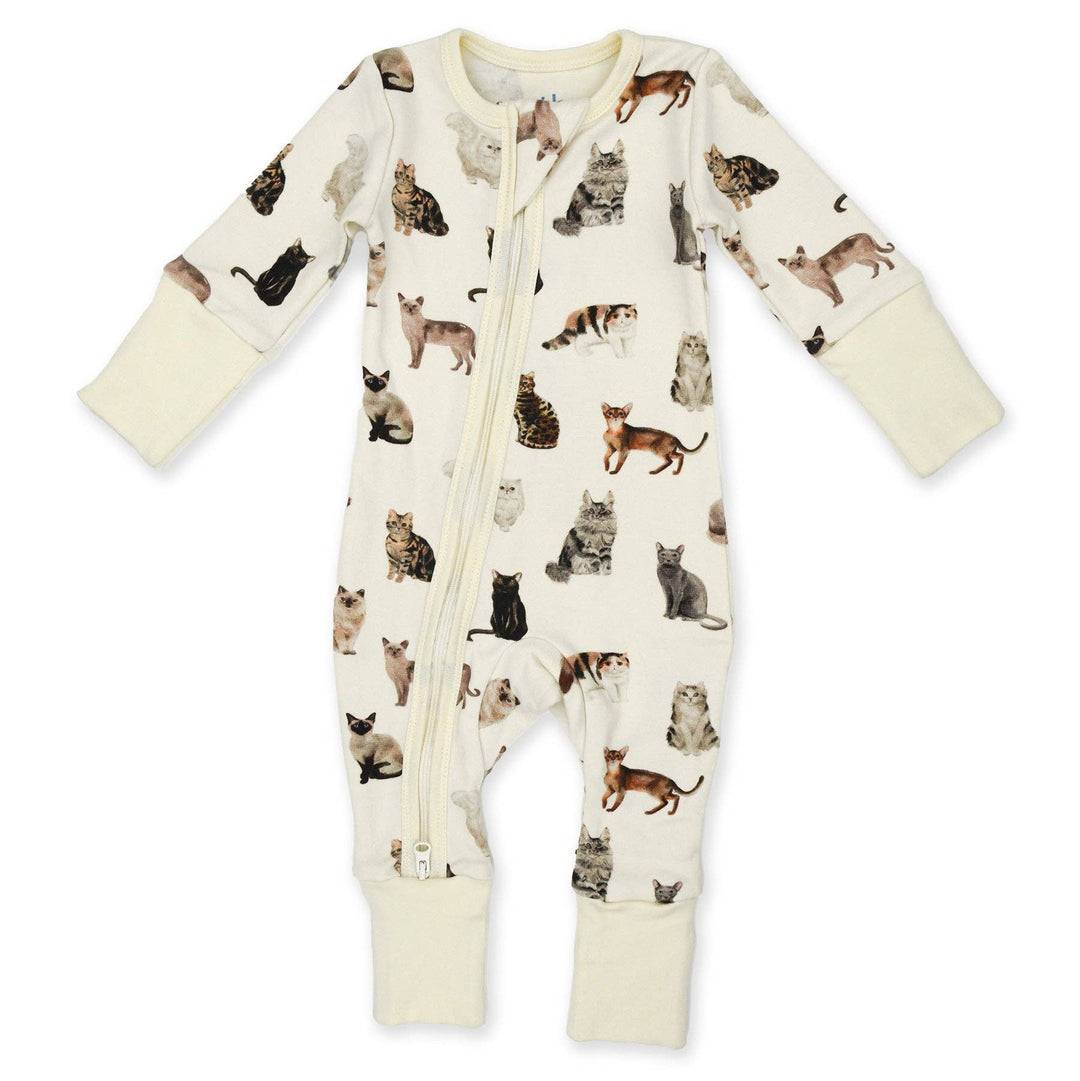Earthy Organic Cotton Baby Pajamas - Felix