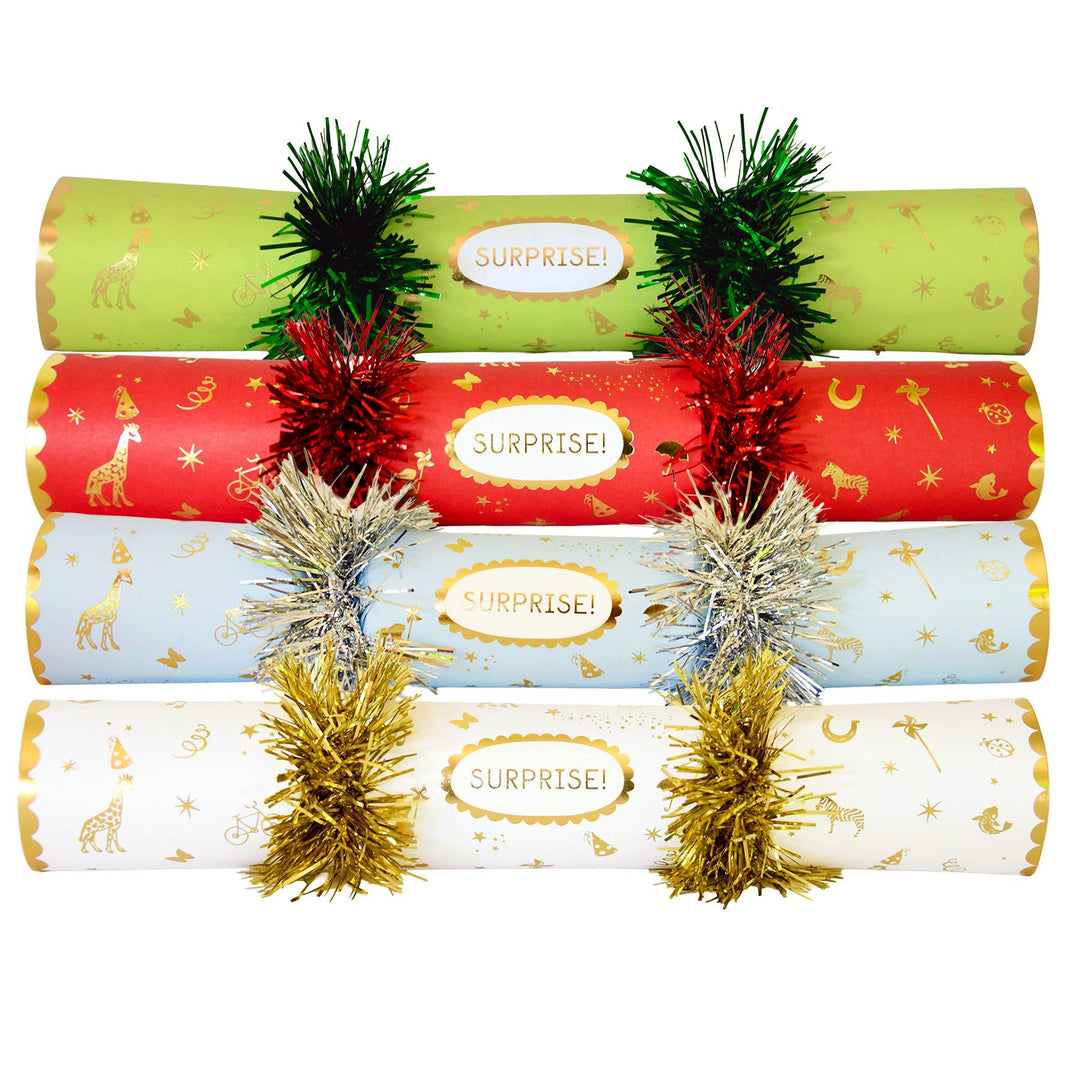 TOPS Malibu Surprise Crackers - Christmas Holiday - Assorted Colors