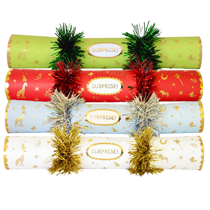TOPS Malibu Surprise Crackers - Christmas Holiday - Assorted Colors