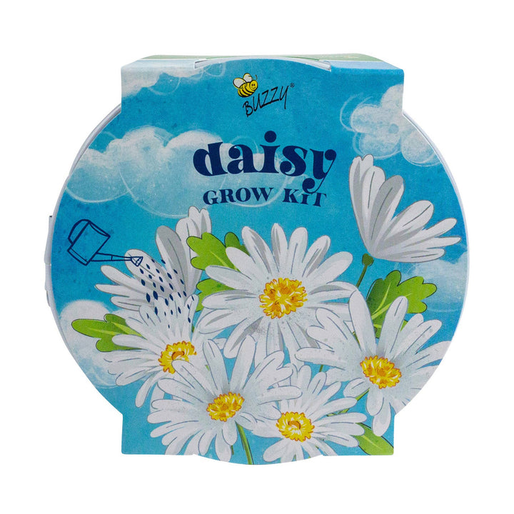 Buzzy Seeds Grow Gifts Kids Flower Grow Pail Daisy Garden Kit – Indoor Gift