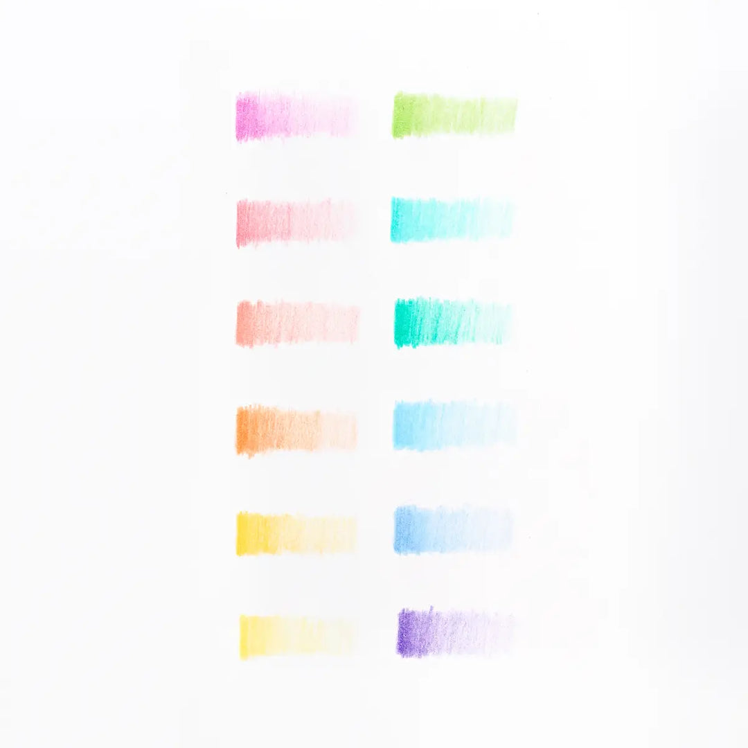 Ooly Pastel Hues Colored Pencils - Set of 12
