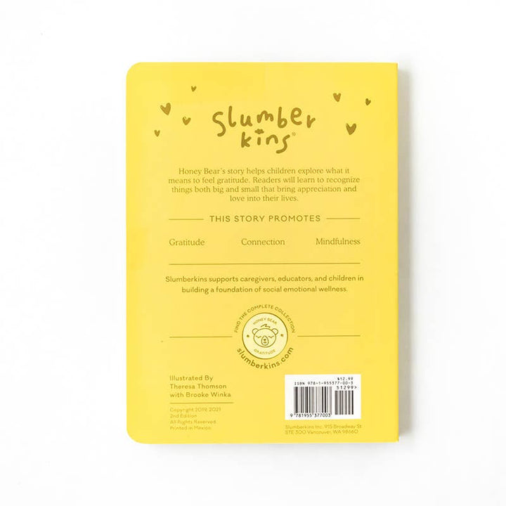 Slumberkins Honey Bear's Gratitude Plush Set - 2 Books
