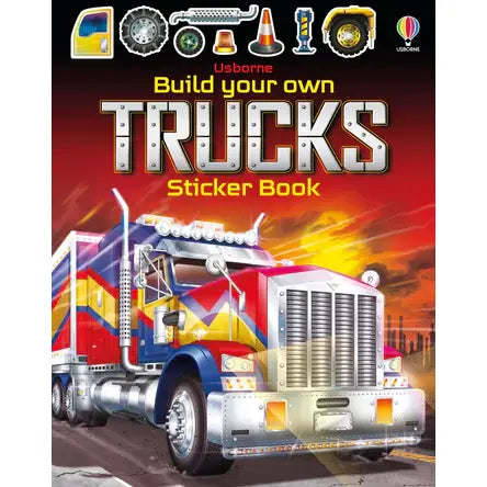 Usborne Build Your Own Trucks Sticker Book