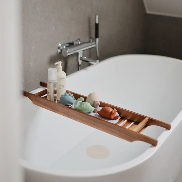 Mushie Dino Bath Essentials Kit