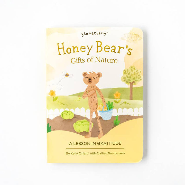 Slumberkins Honey Bear's Gratitude Plush Set - 2 Books