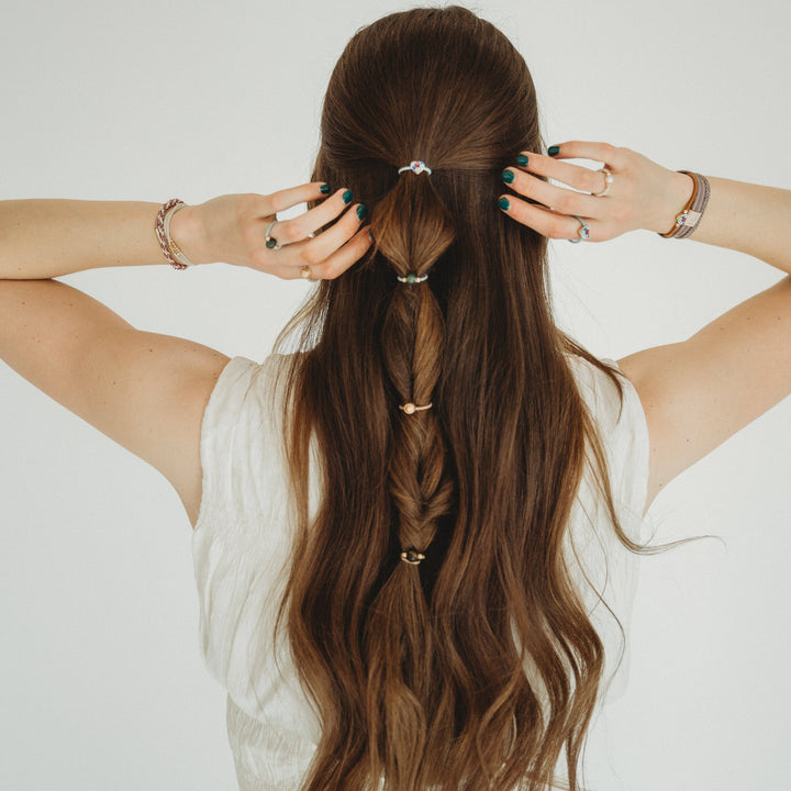 K'lani  "Terra' Earth Tones Hair Tie Rings