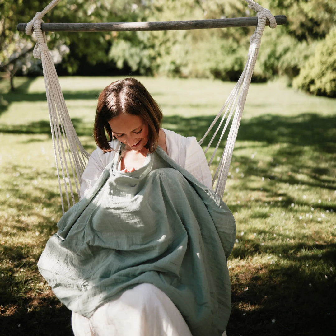 Mushie Muslin Nursing Cover